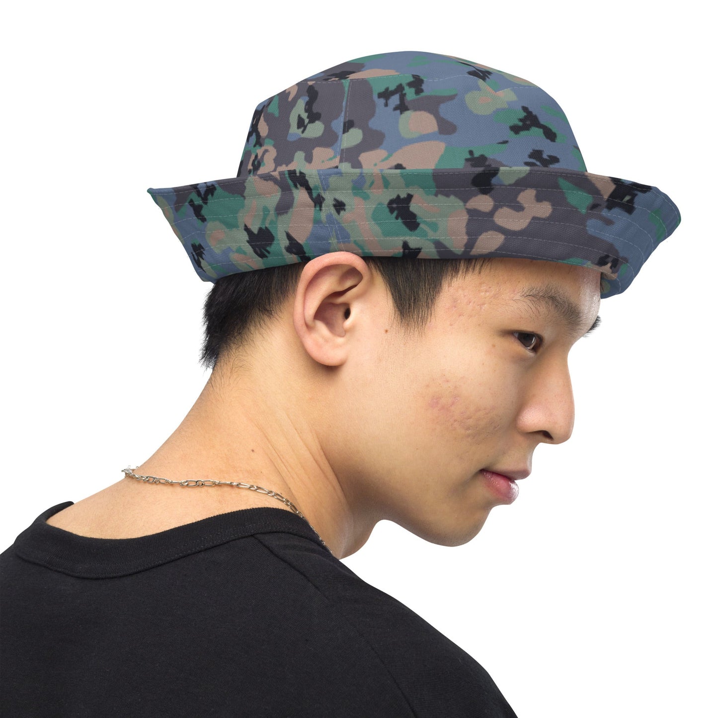 Swedish Experimental CAMO Reversible Bucket Hat