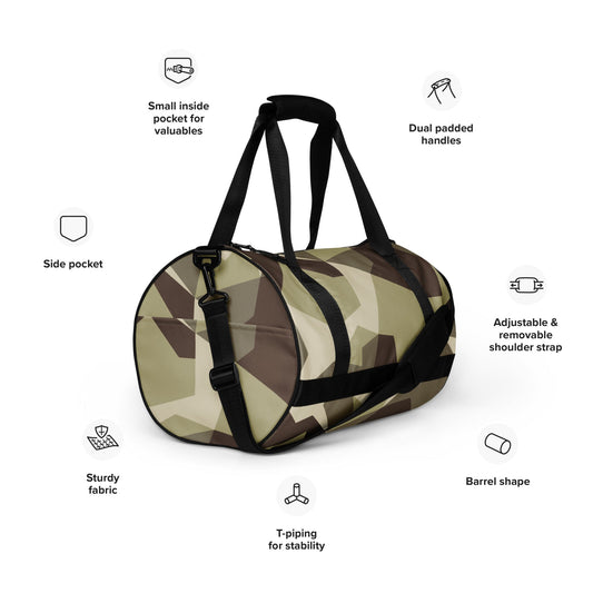 Swedish M90 Desert CAMO gym bag - Gym Bags