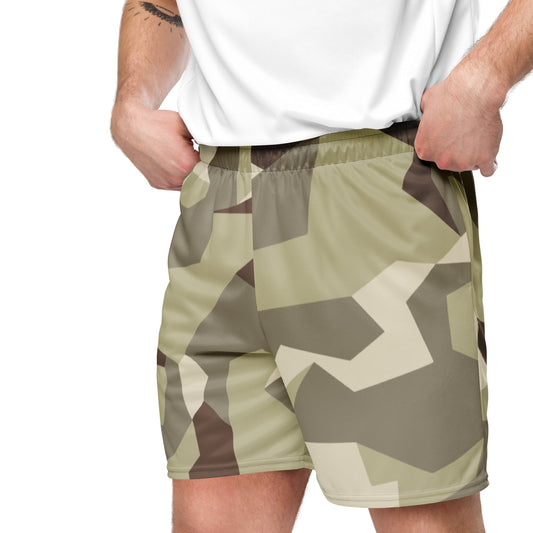 Swedish M90 Desert CAMO Unisex Mesh Shorts