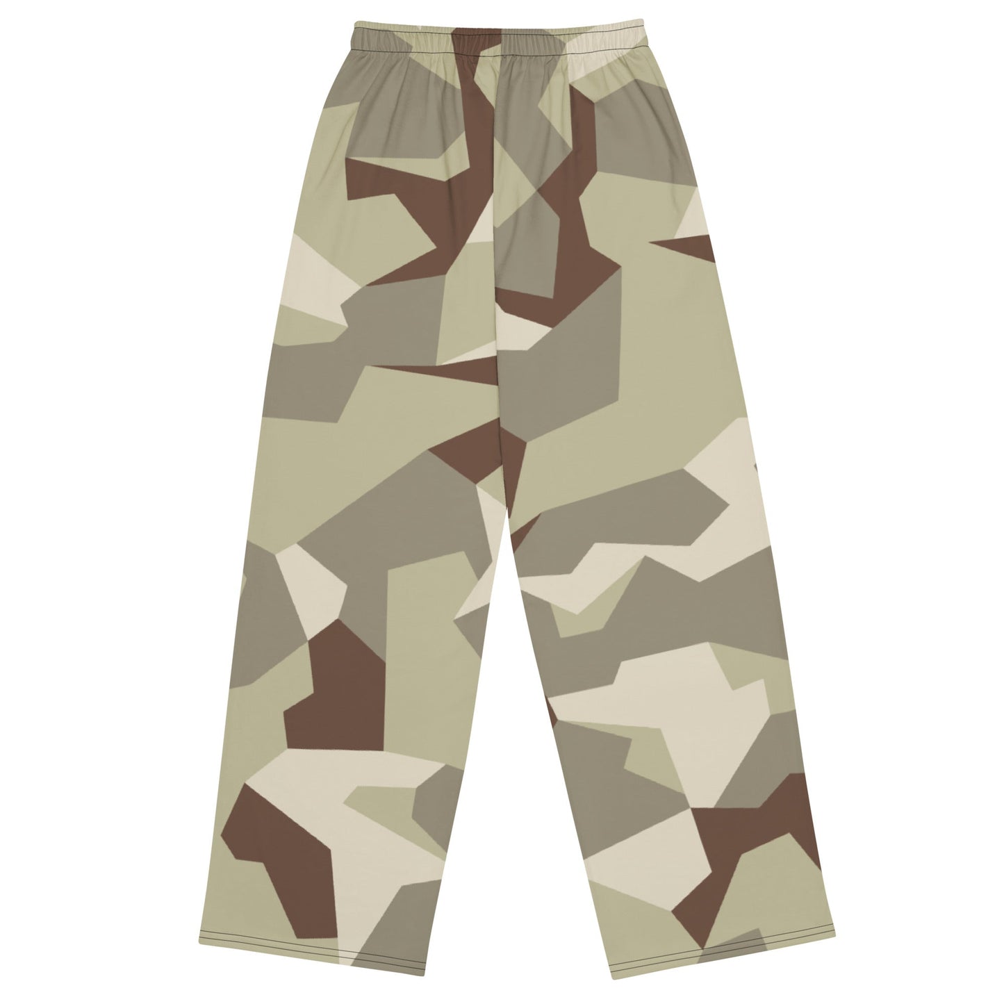 Swedish M90 Desert CAMO unisex wide-leg pants - Wide-leg Pants