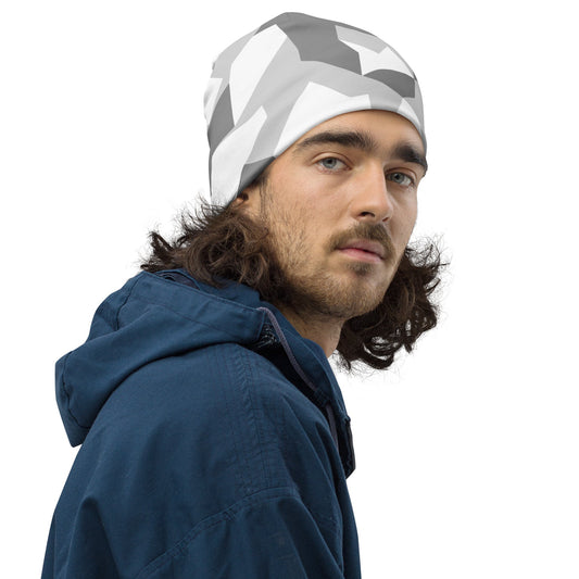 Swedish M90 Snow CAMO Beanie Beanies