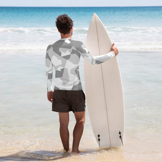 Swedish M90 Snow CAMO Mens Long-sleeve Rash Guard - Guards