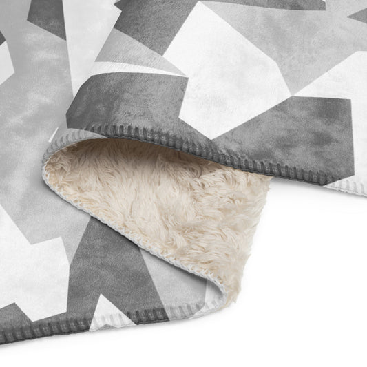 Swedish M90 Snow CAMO Sherpa blanket - Blankets