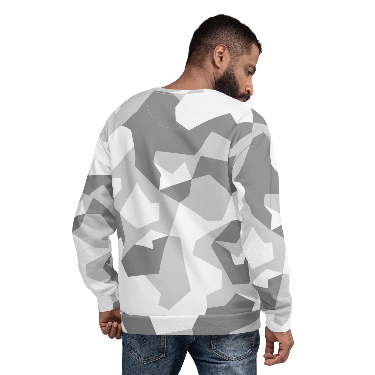 Swedish M90 Snow CAMO Unisex Sweatshirt - Sweatshirts