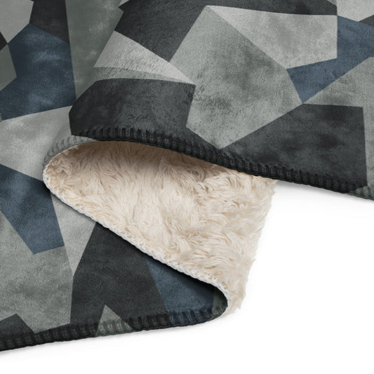 Swedish M90 Urban CAMO Sherpa blanket - Blankets