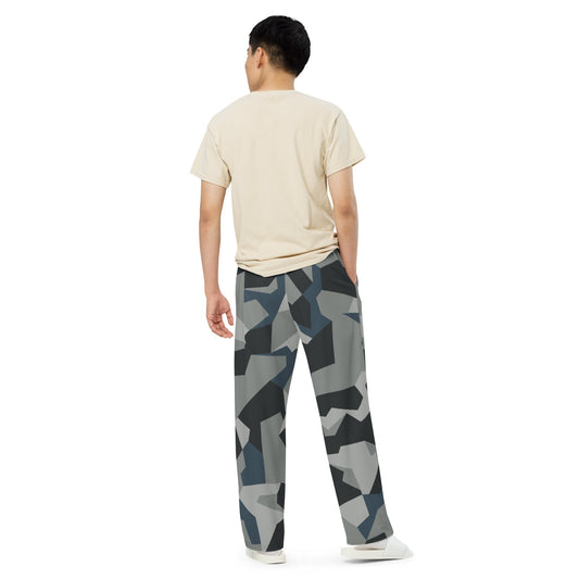 Swedish M90 Urban CAMO unisex wide leg pants Wide Pants