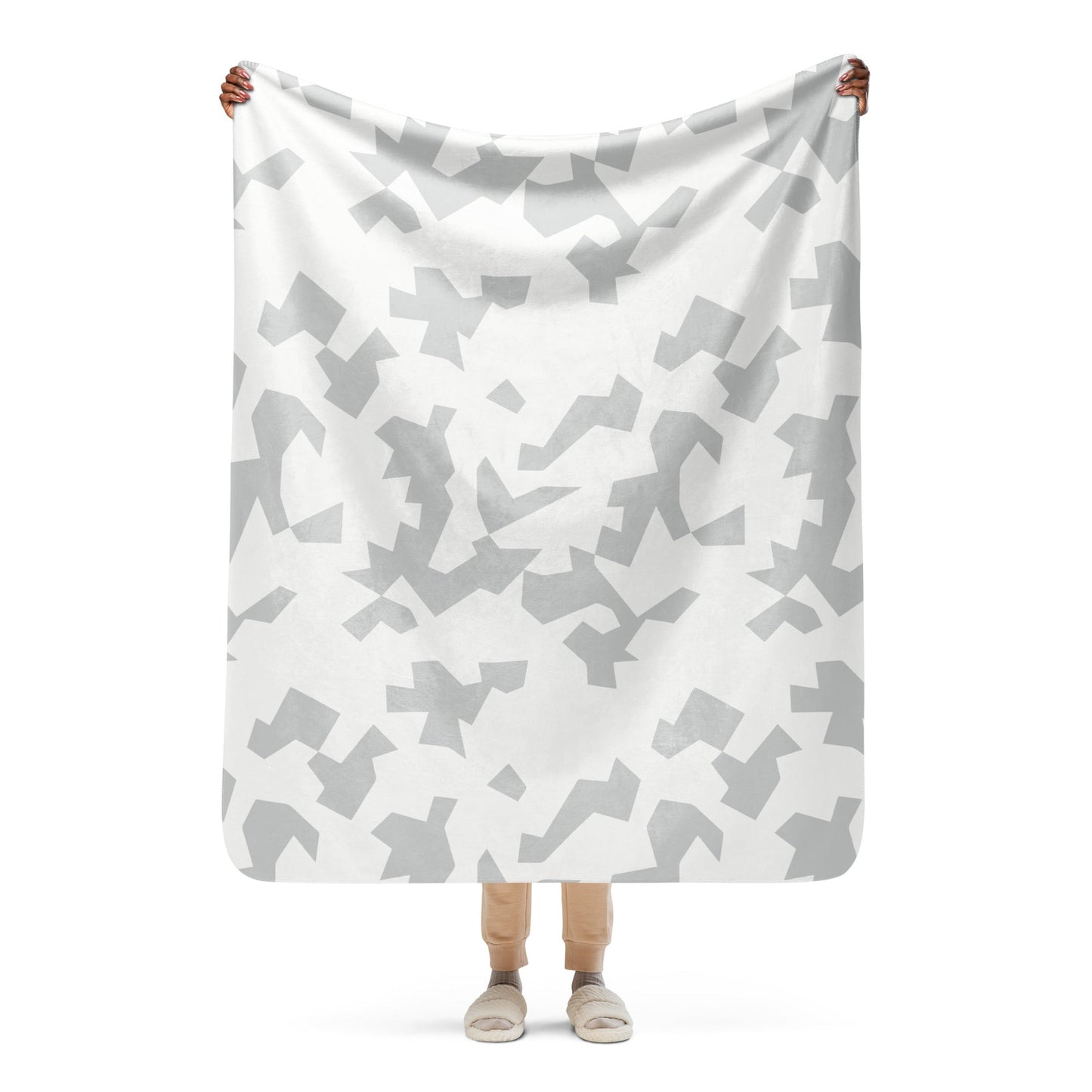 Swedish Snow CAMO Sherpa blanket - 50″×60″ - Blankets