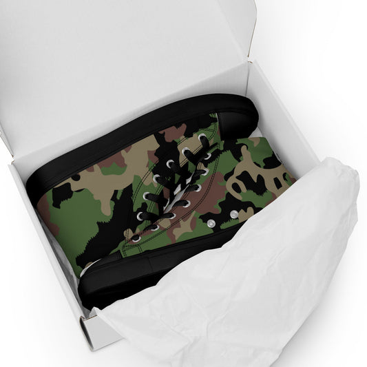 Swiss TAZ 90 CAMO Mens High-Top Canvas Shoes
