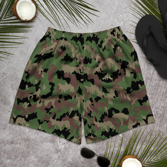 Swiss TAZ 90 CAMO Unisex Athletic Long Shorts