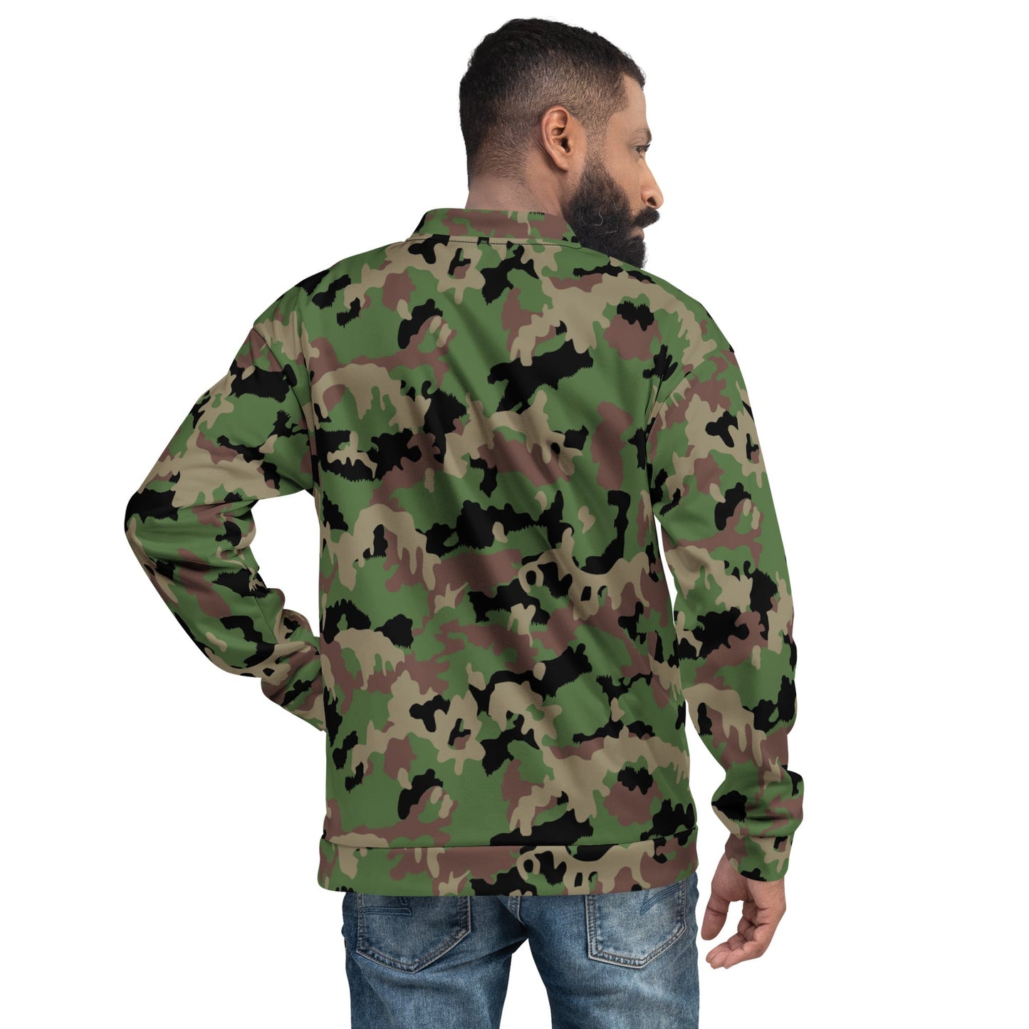 Swiss TAZ 90 CAMO Unisex Bomber Jacket