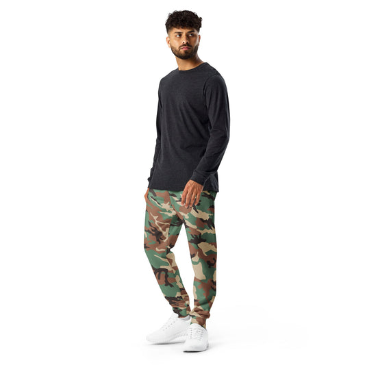 Syrian ERDL Leaf Woodland CAMO Mens Joggers