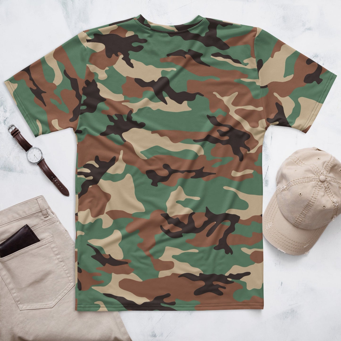 Syrian ERDL Leaf Woodland CAMO Mens t-shirt - T-Shirts