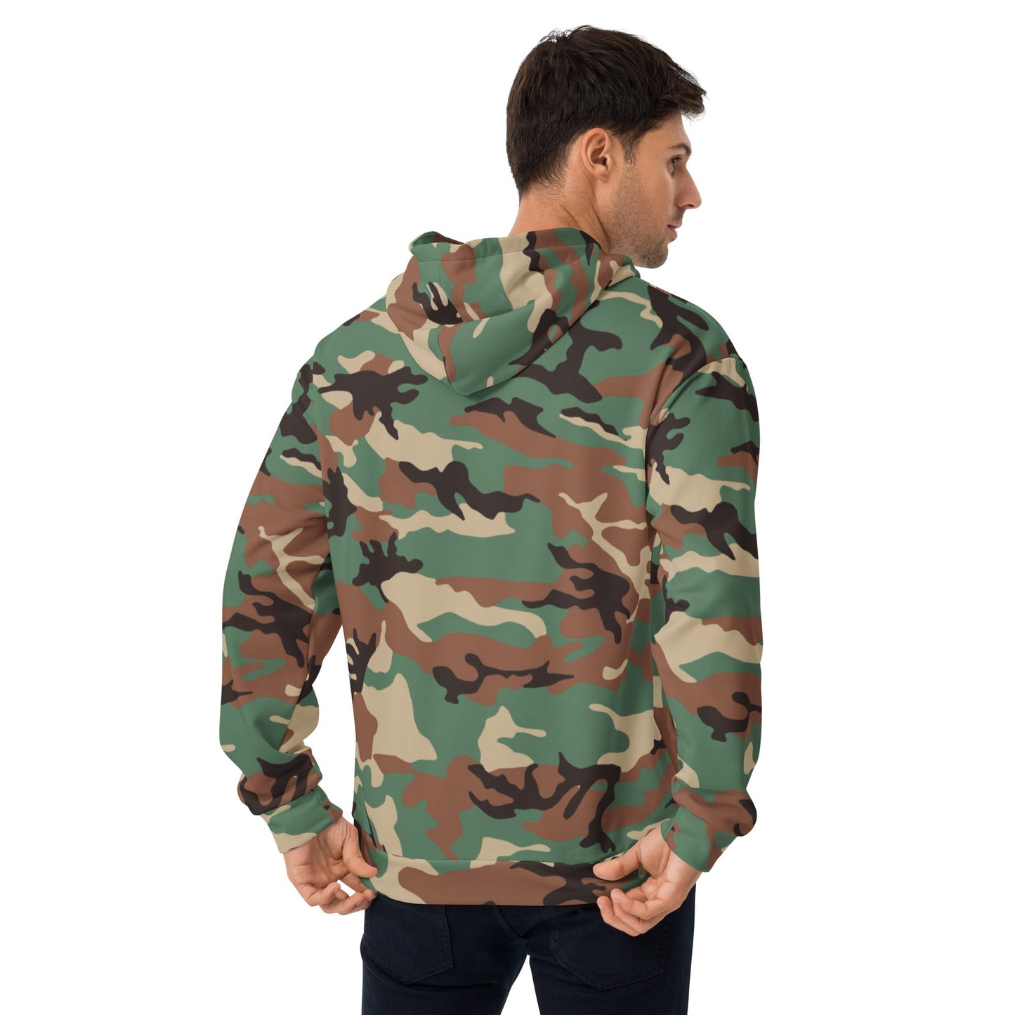 Syrian ERDL Leaf Woodland CAMO Unisex Hoodie - Hoodies