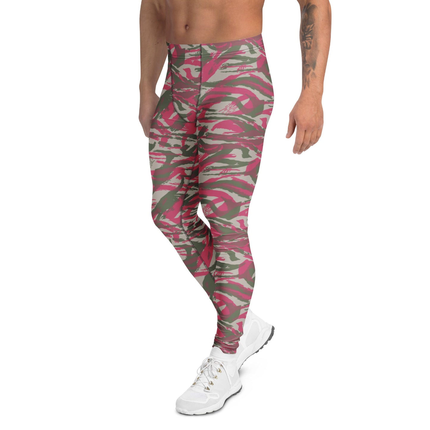 Syrian Lizard Red CAMO Mens Leggings