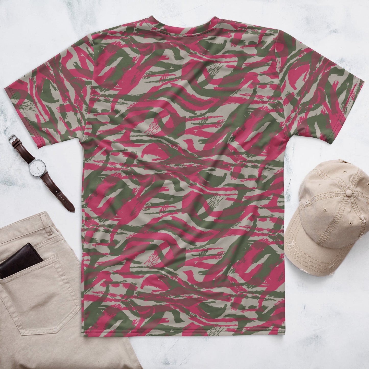 Syrian Lizard Red CAMO Mens t-shirt - T-Shirts