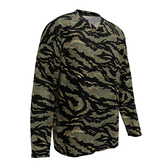 Thailand “Tadpole” (TSP) Tiger Stripe CAMO hockey fan jersey - Hockey Jerseys