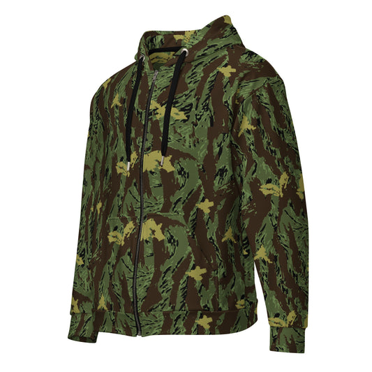 Tiger Stripe Special Purpose Canopy CAMO Unisex zip hoodie - Zip Hoodies