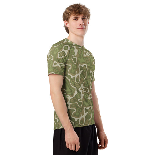 Topo Sage Ridge CAMO Mens Short-Sleeve Rash Guard - Short-sleeve Guards