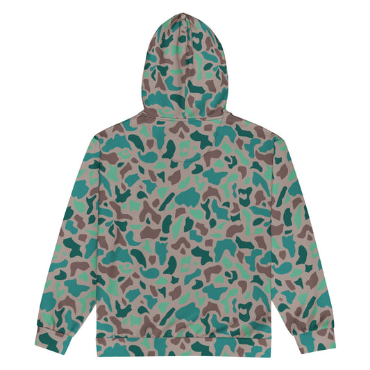 Turkish Duck Hunter Aegean Spot CAMO Unisex zip hoodie - Zip Hoodies