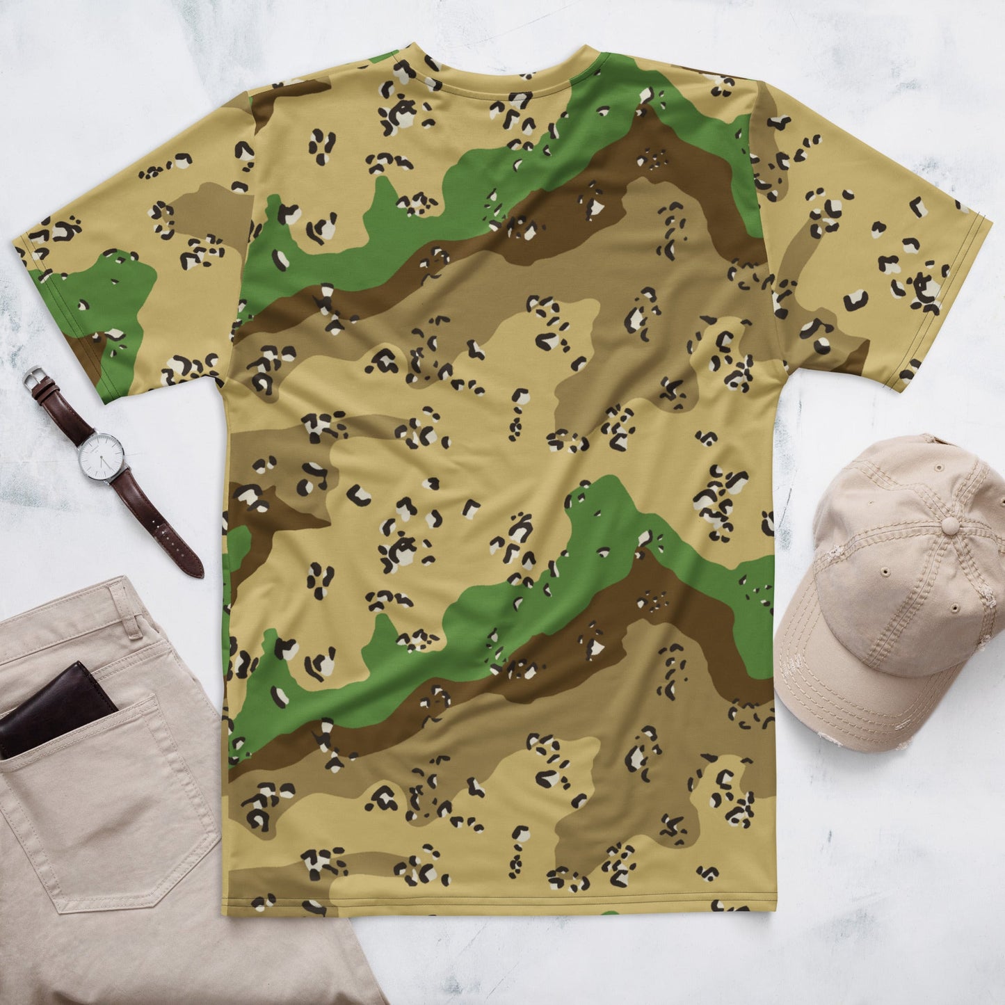Turkmenistan Chocolate Chip CAMO Mens t-shirt - T-Shirts