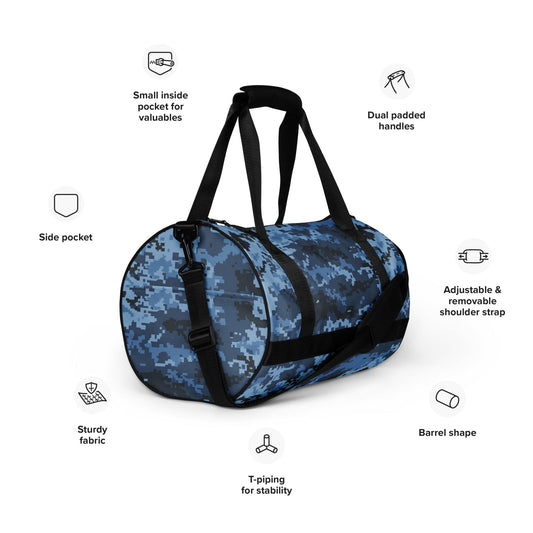 Ukrainian MM14 Navy CAMO gym bag - Gym Bags