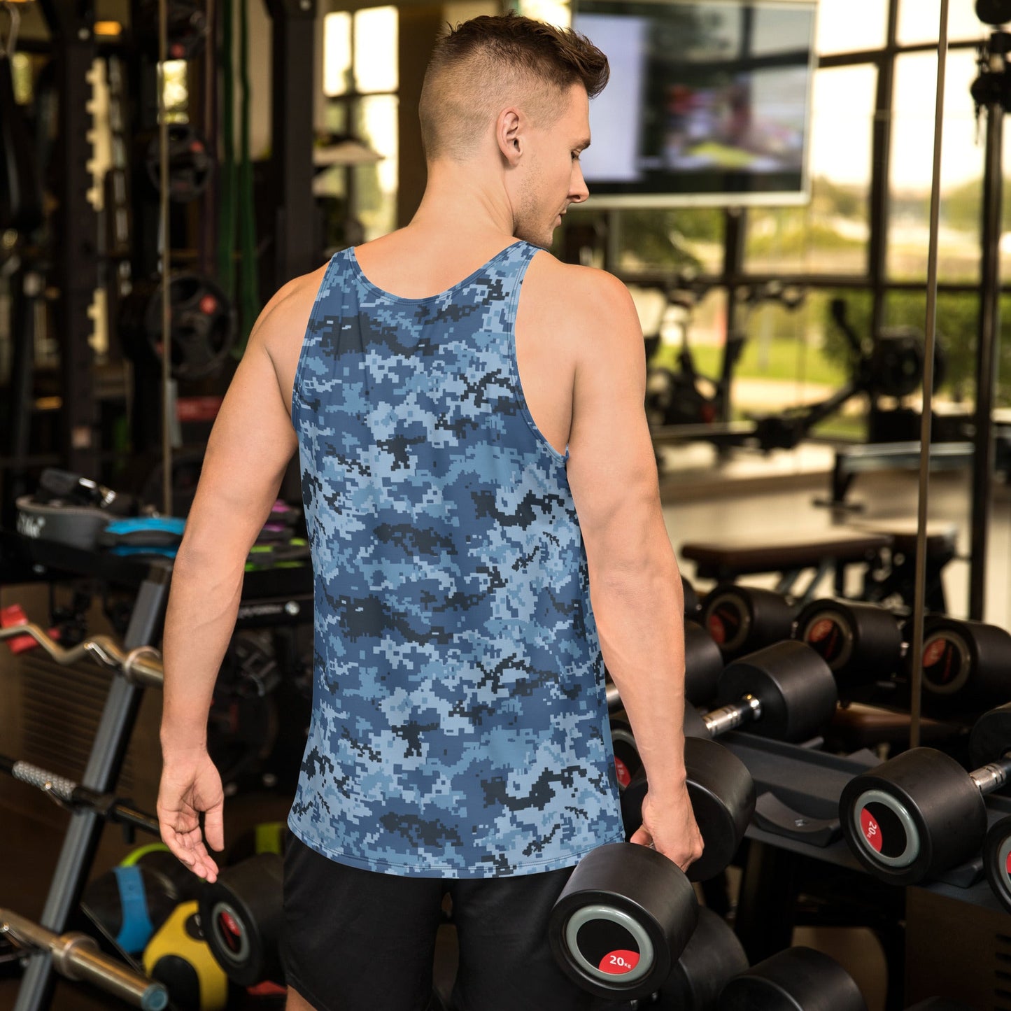 Ukrainian MM14 Navy CAMO Unisex Tank Top