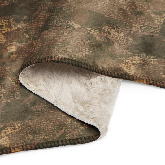 Ukrainian Varan CAMO Sherpa blanket - Blankets
