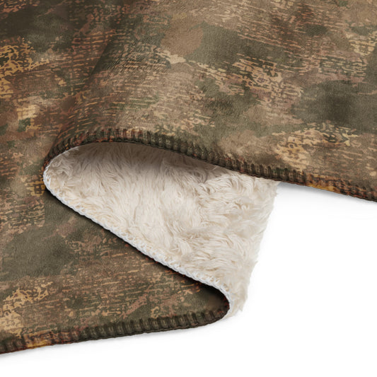 Ukrainian Varan CAMO Sherpa blanket - Blanket