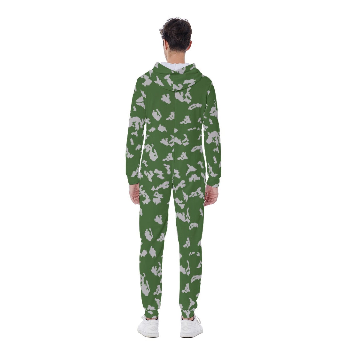 Russian KLMK Sunray Serebryanyi CAMO Mens Hooded Jumpsuit