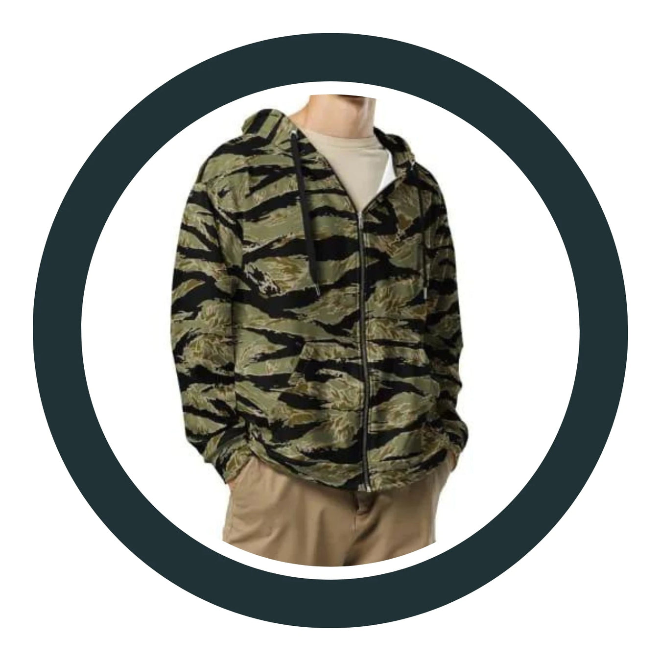 CAMO Unisex zip hoodies