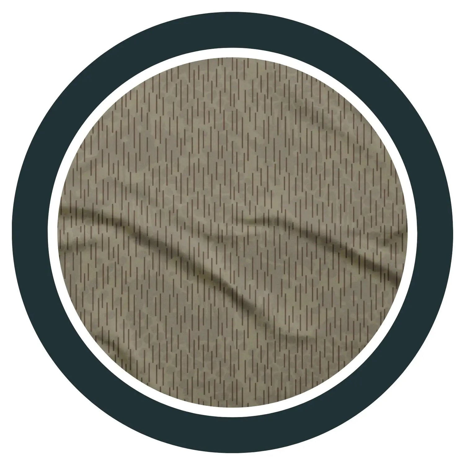 Czech Needles and Clouds Rainstripe Brown CAMO