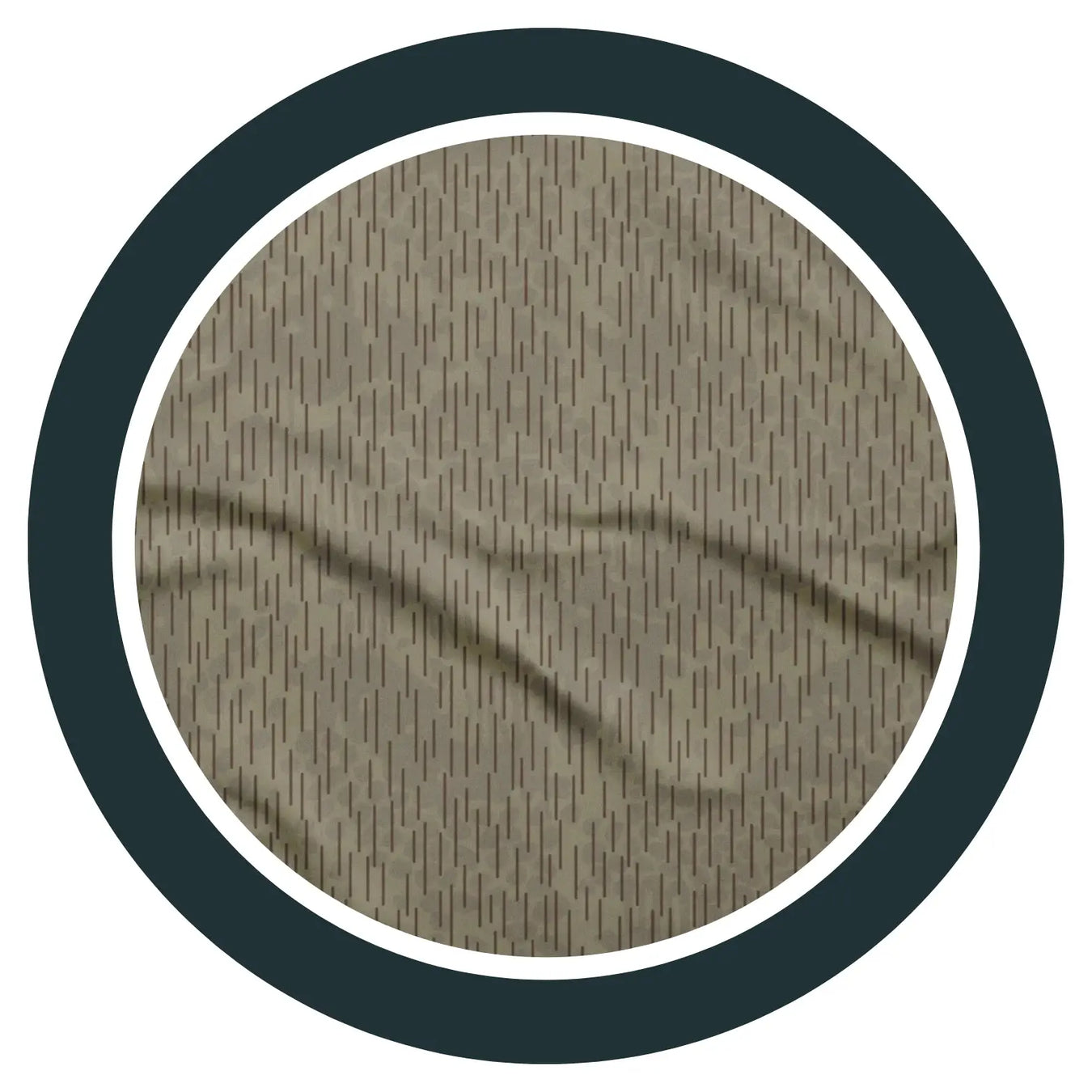 Czech Needles and Clouds Rainstripe Brown CAMO