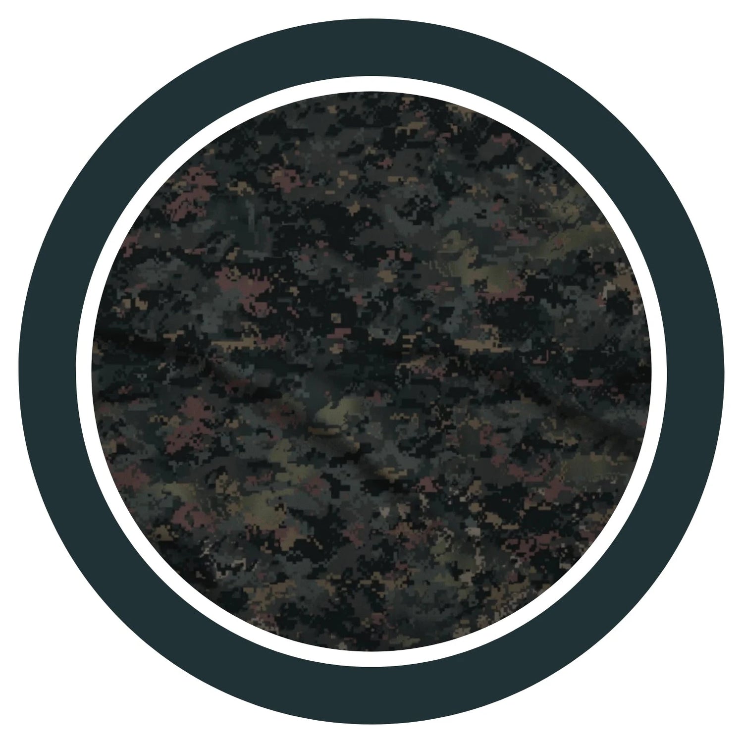 Digital Black Night Rust CAMO