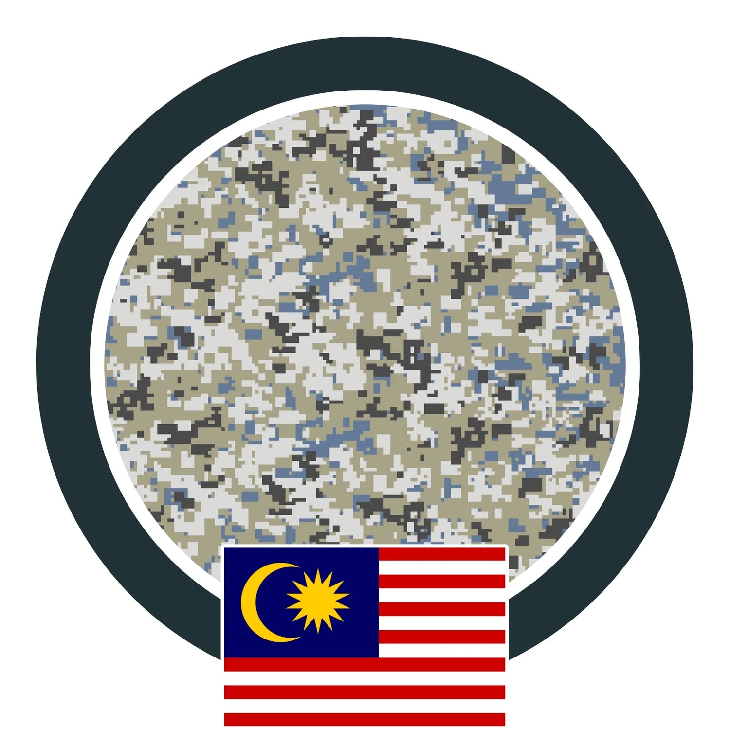 Malaysian Navy TLDM Digital CAMO
