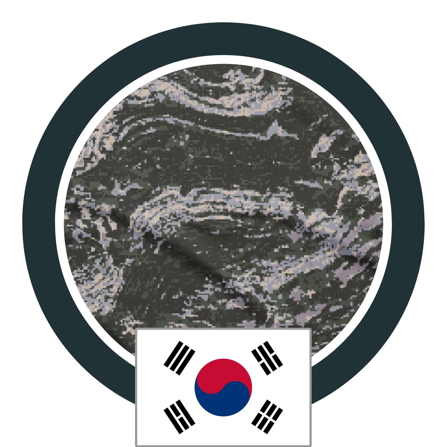 South Korean Marine Digital Tiger Stripe WAVEPAT CAMO