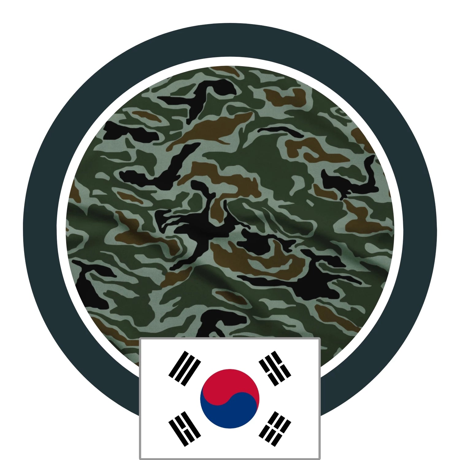 South Korean Special Forces Noodle Swirl CAMO