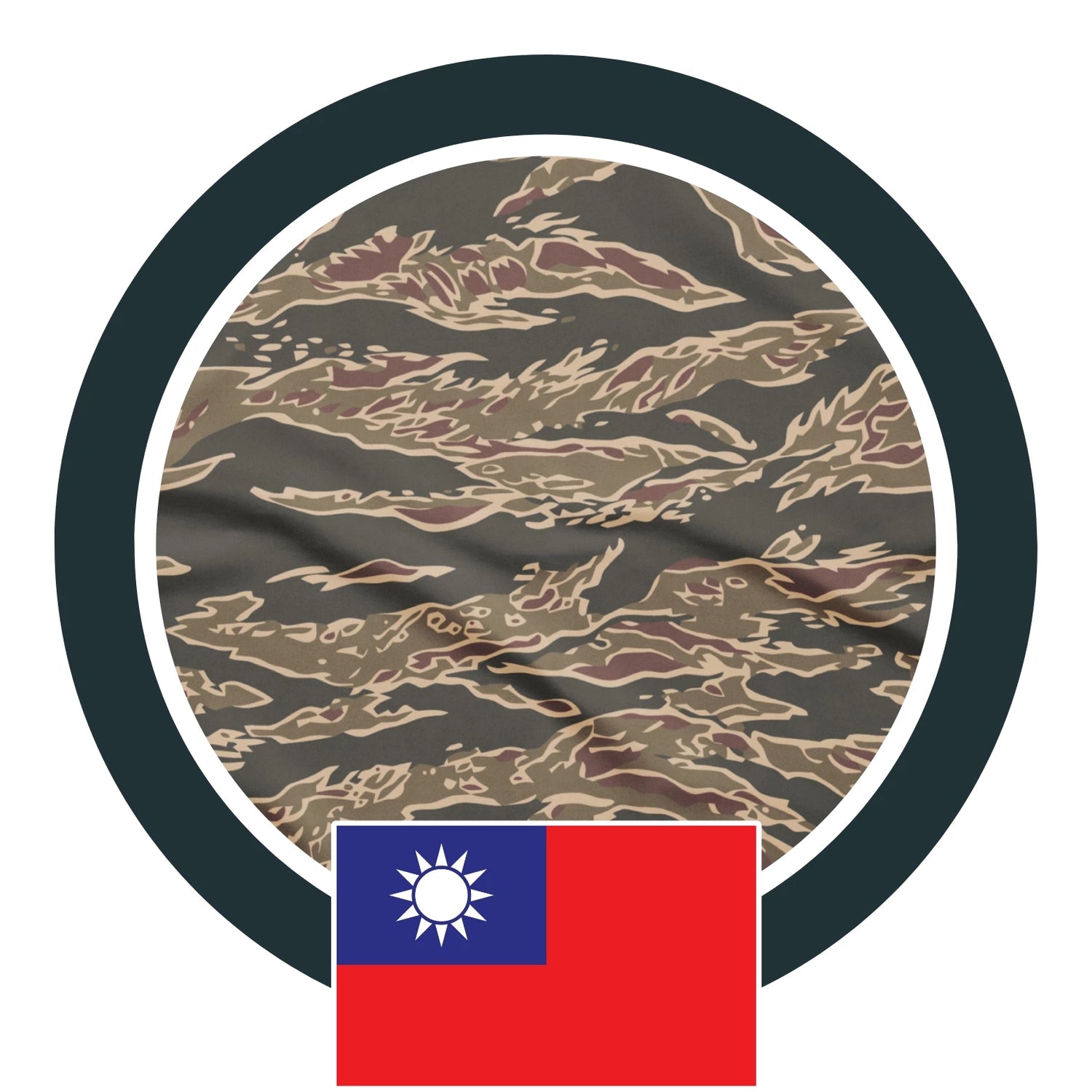 Taiwan Special Forces Red Tiger Stripe CAMO