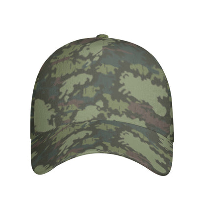 Russian KLMK Red Dawn Flora CAMO Snapback Ball Cap - U / White