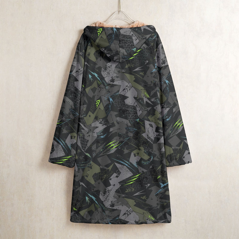Spider Wall Reflex CAMO Men's Horn Button Long Fleece Coat