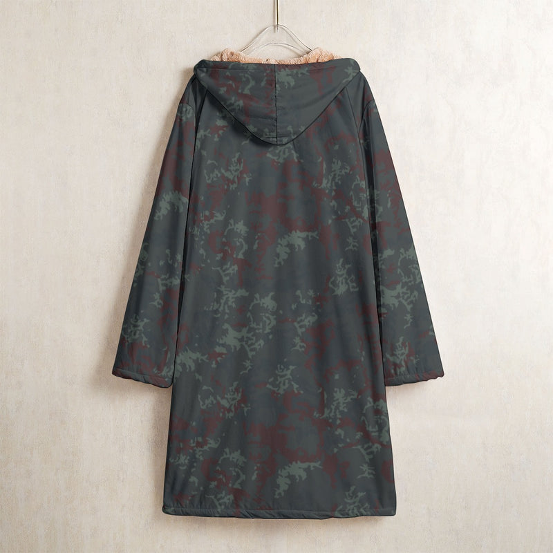 Expeditionary Assault Shadow CAMO Men's Horn Button Long Fleece Coat