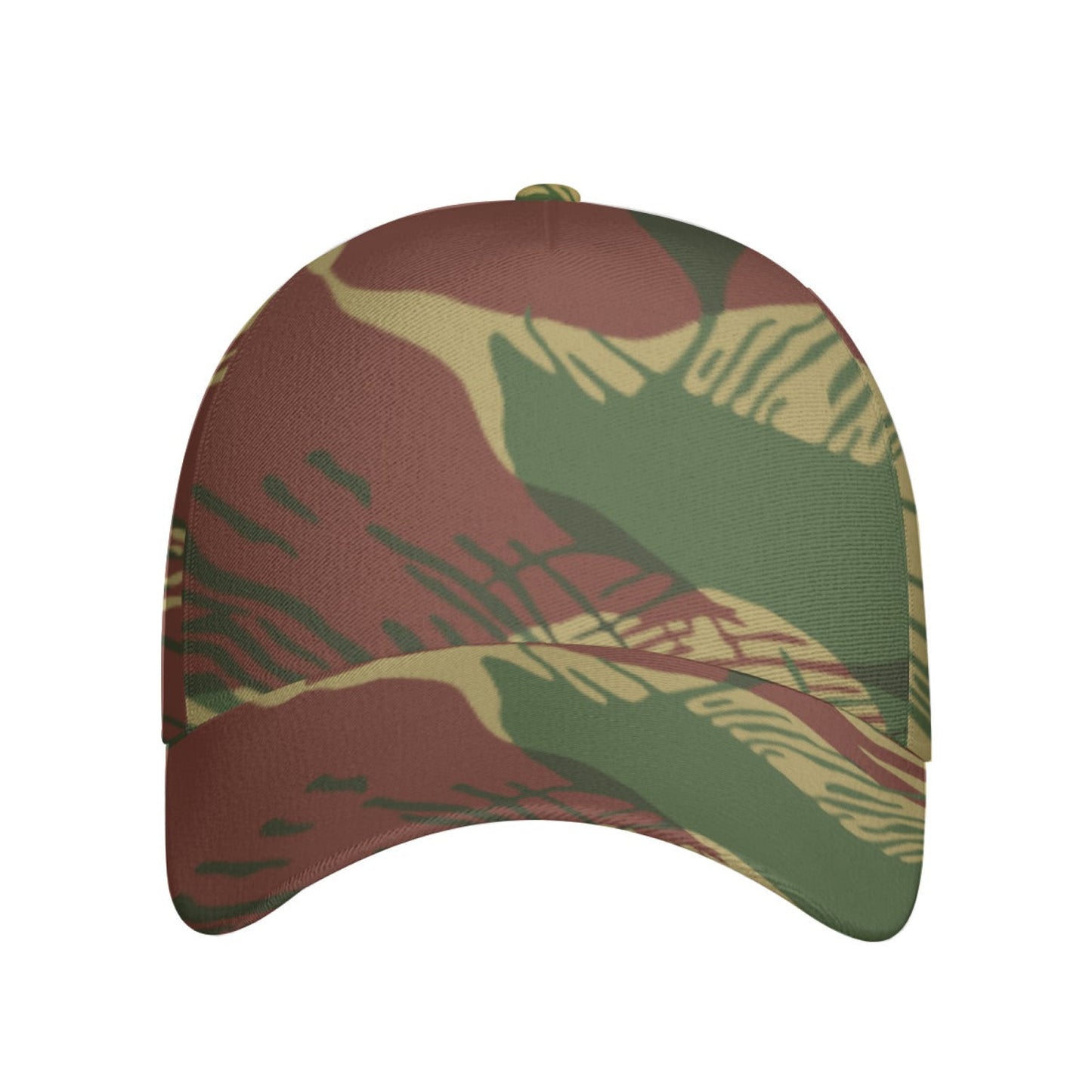 Rhodesian Brushstroke Sunburst CAMO Snapback Ball Cap - U / White