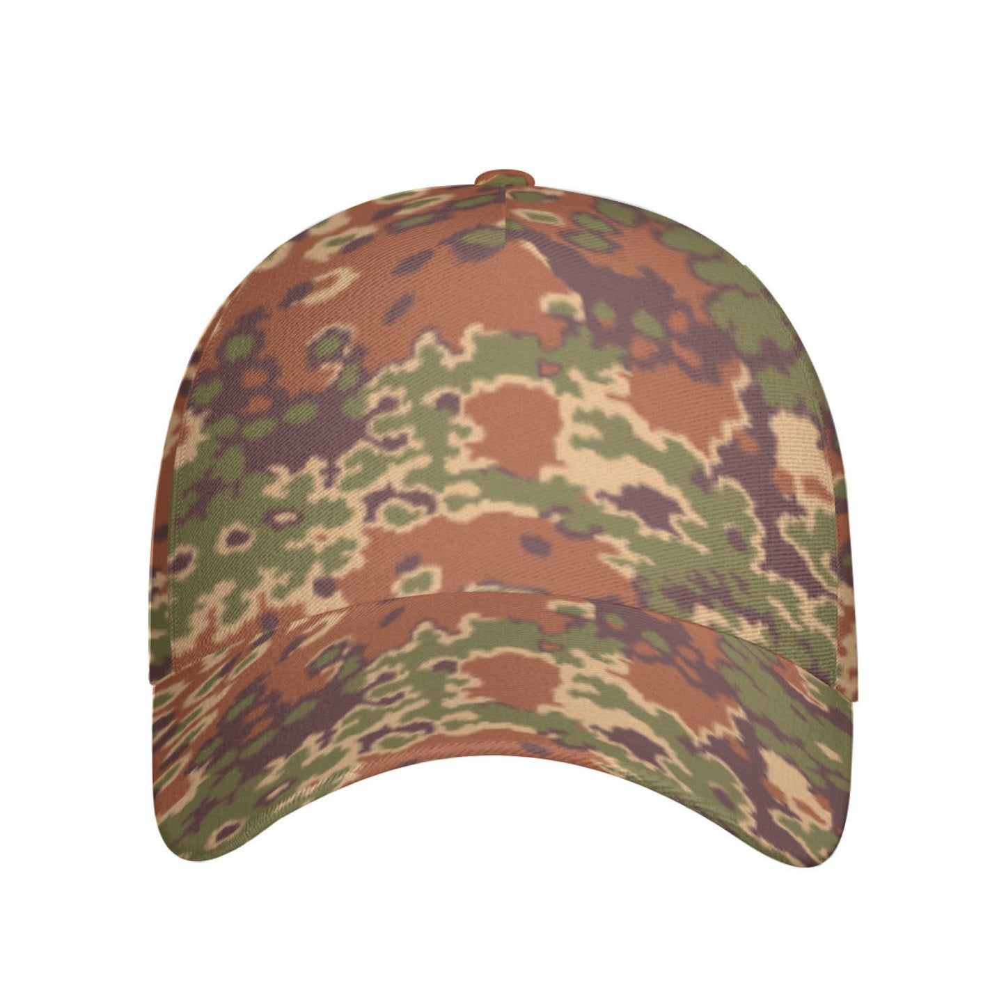 Iraqi Oak Leaf Eichenlaubmuster Arid CAMO Snapback Ball Cap - U / White