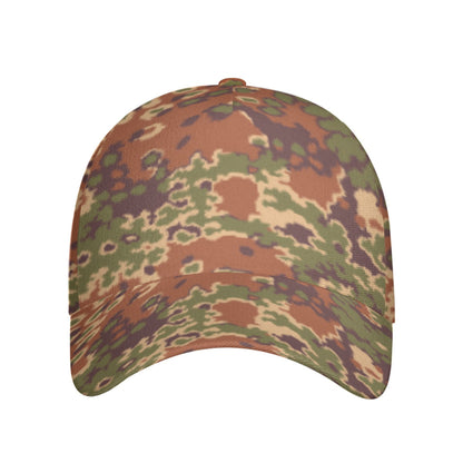 Iraqi Oak Leaf Eichenlaubmuster Arid CAMO Snapback Ball Cap - U / White