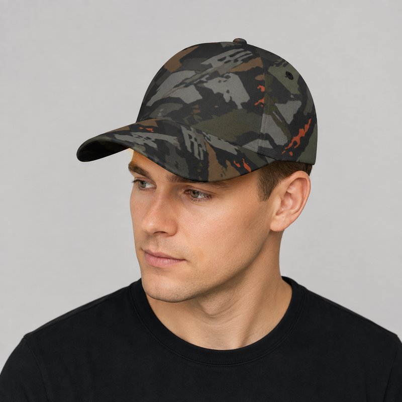 Jager Built by Fire Signature CAMO Snapback Ball Cap