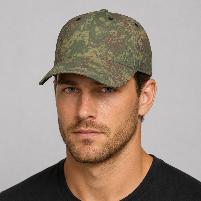 Digital Eastern Forest Veil CAMO Snapback Ball Cap