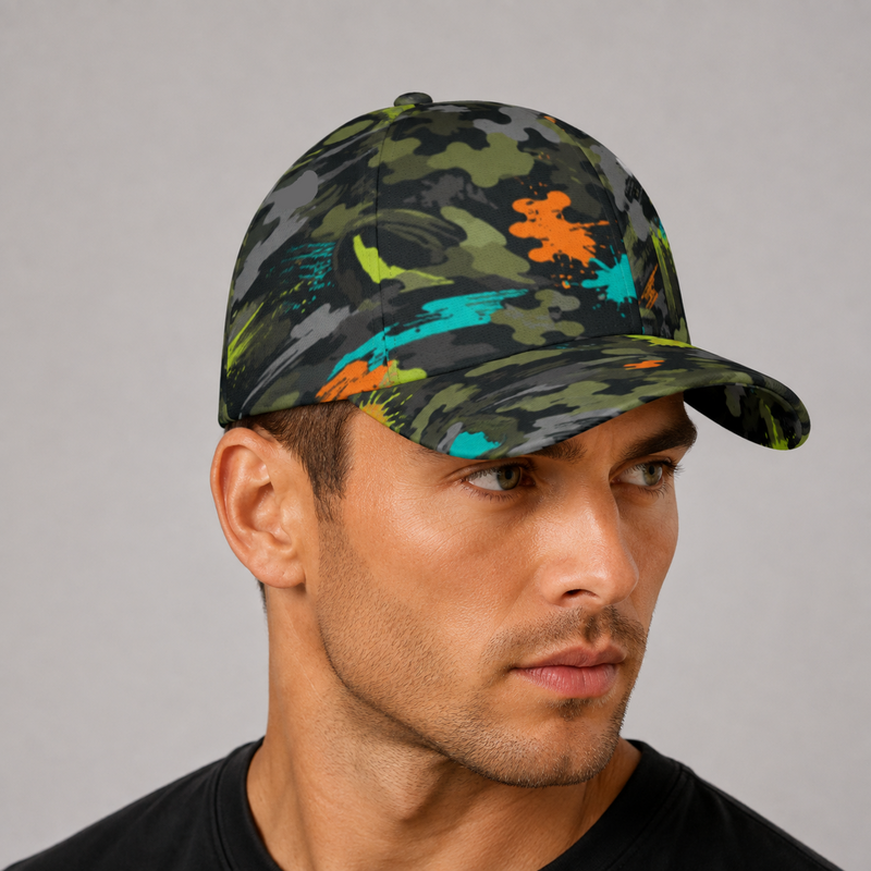 Paintball Impact Strike CAMO Snapback Ball Cap