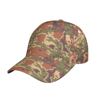 Iraqi Oak Leaf Eichenlaubmuster Arid CAMO Snapback Ball Cap - U / White