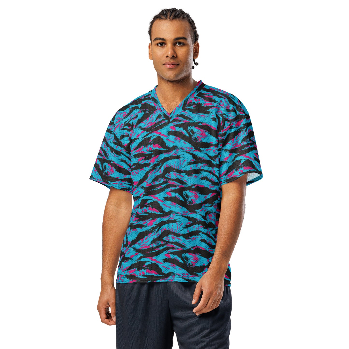 American Miami Vice Tiger Stripe CAMO Unisex Football Jersey