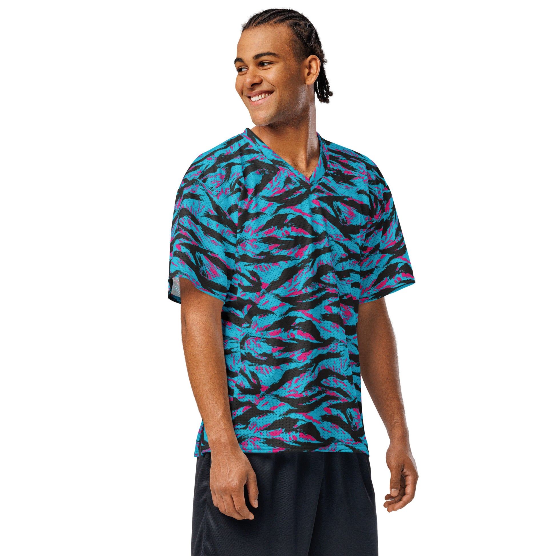 American Miami Vice Tiger Stripe CAMO Unisex Football Jersey