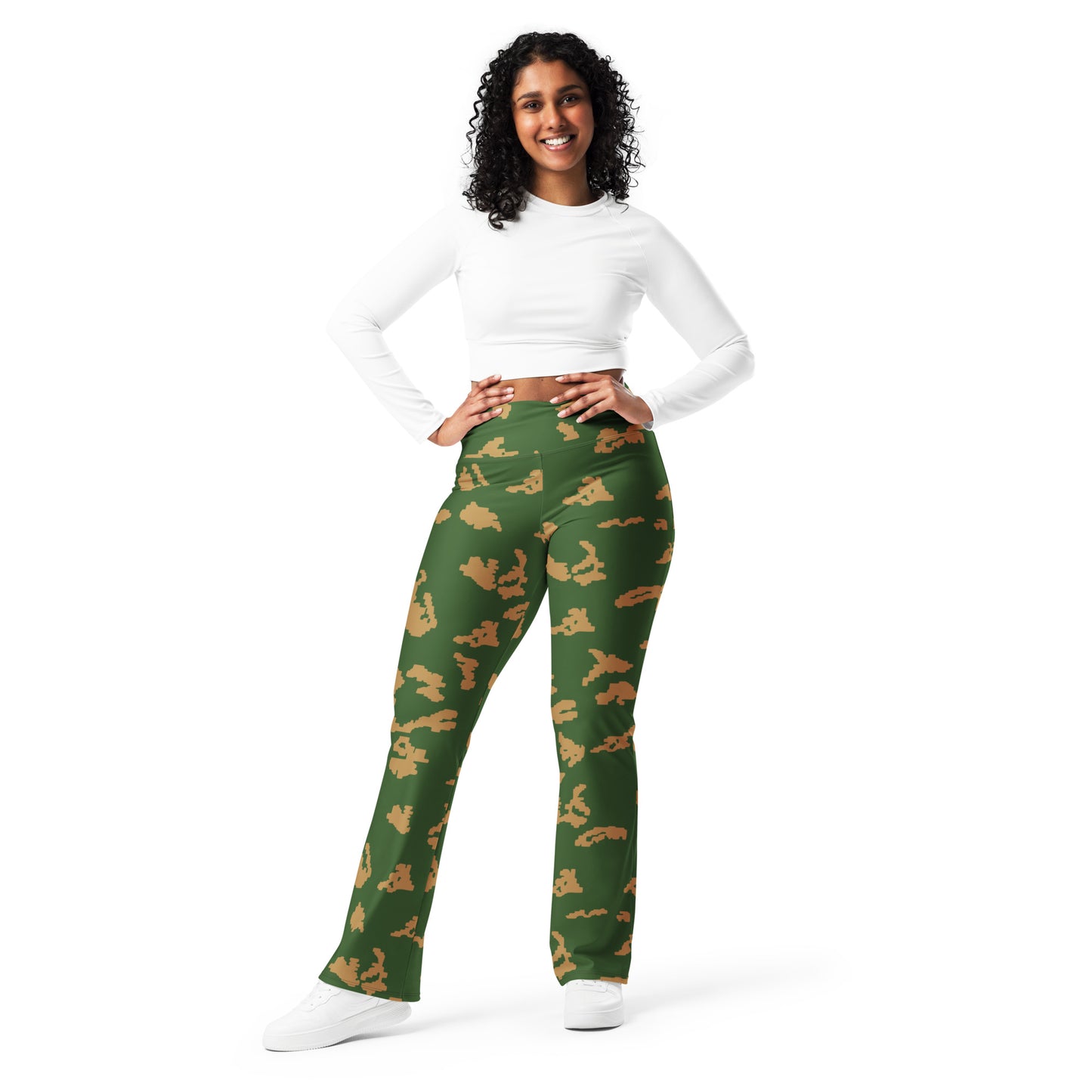 Russian KLMK Sunray Berezhka CAMO Flare leggings